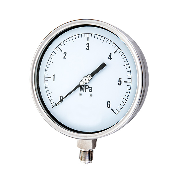 100mm  radial laser welding type stainless steel pressure gauge OKT-21