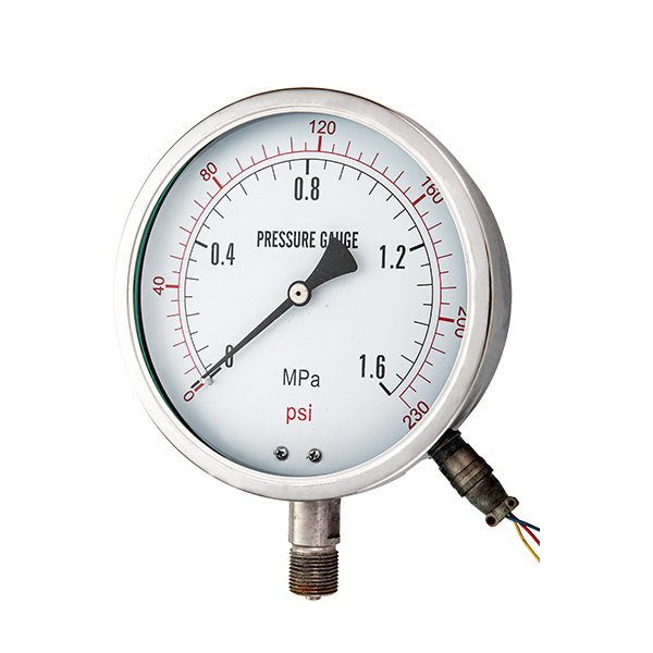 100mm bottom special  pressure  gauge with electric contact OKT-77