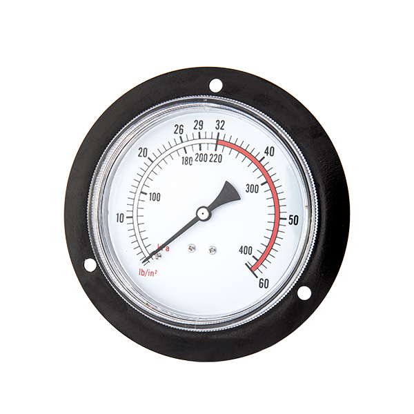 150mm back standard pressure gauge with front flange OKT-55