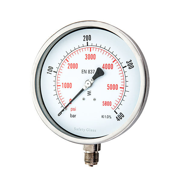 160mm  radial  argon arc type stainless steel pressure gauge OKT-23