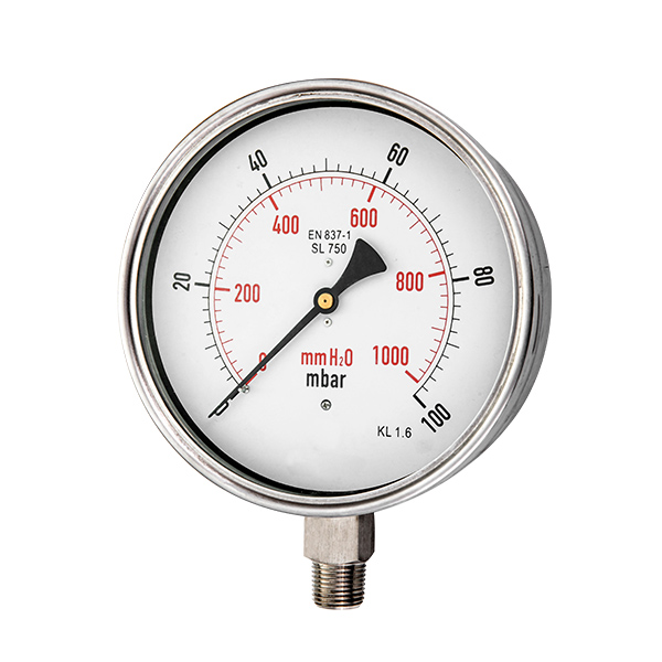 150mm  radial  stainless steel capsule pressure gauge  OKT-65