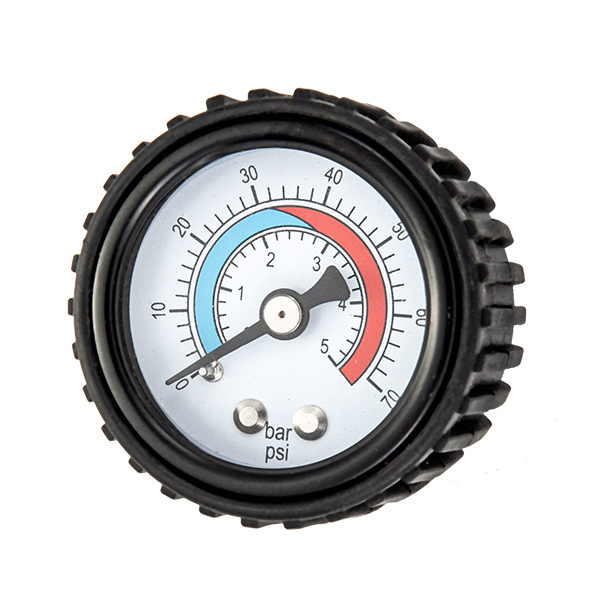 40mm steel case standard pressure gauge with rubber cover OKT-32