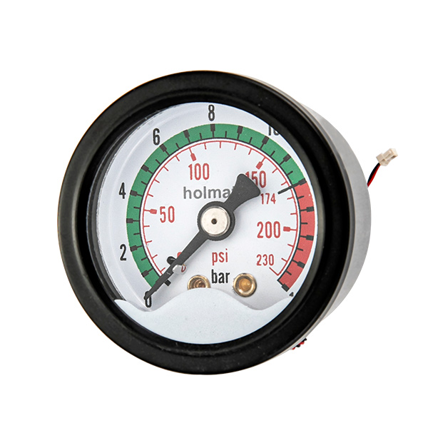 40mm back brass connection  manometer with signal light OKT-35