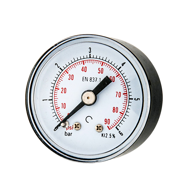 40mm back standard pressure gauge with sanp in plastic case OKT-36
