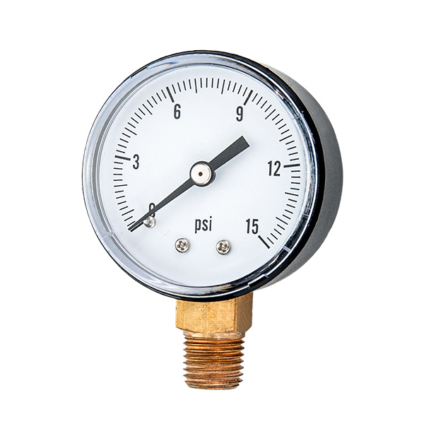 40mm standard pressure gauge with sanp in plastic case OKT-28