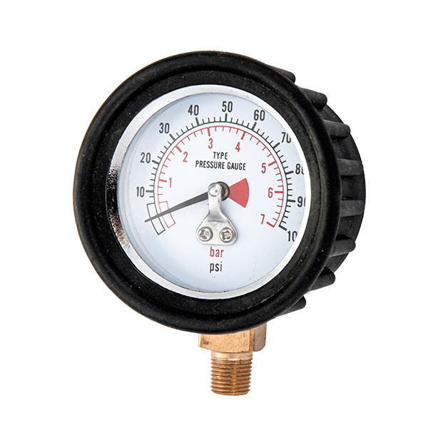 50mm bottom standard pressure gauge with rubber cover  mebrane type OKT-39