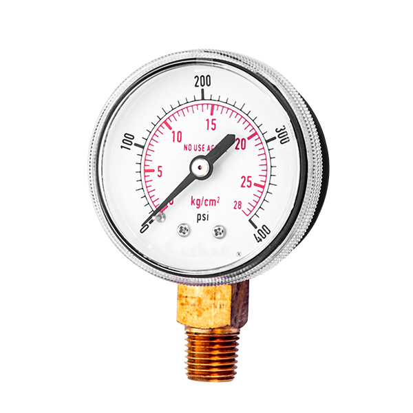 50mm bottom  pressure gauge screw type   OKT-46