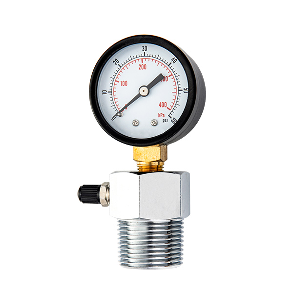 50mm standard pressure gauge with valve OKT-40