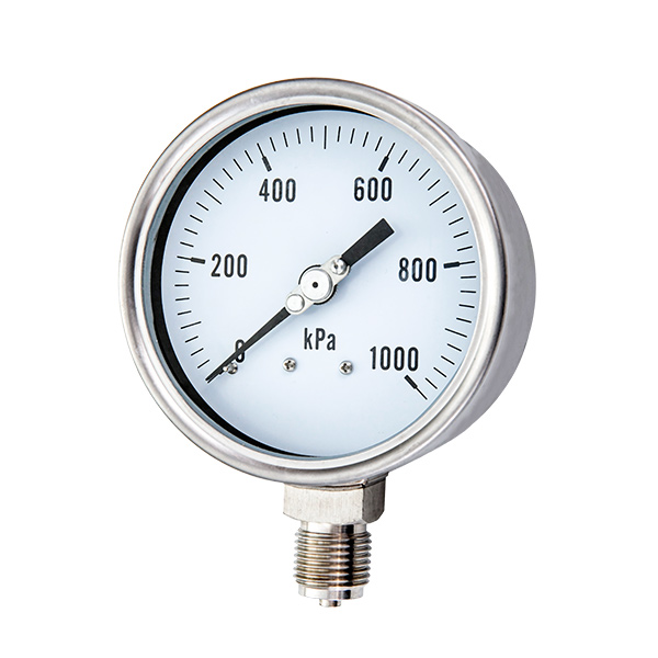 63mm radial laser welding type stainless steel pressure gauge OKT-18