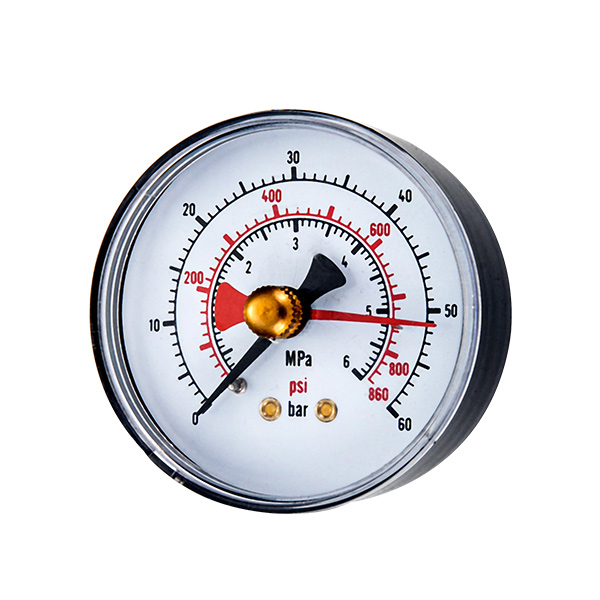 63mm bottom  pressure gauge withred mark adjustable pointer OKT-52