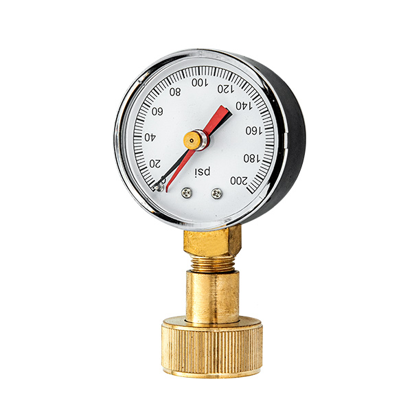 50mm bottom  pressure gauge with movable joint and adjustable pointer  OKT-49