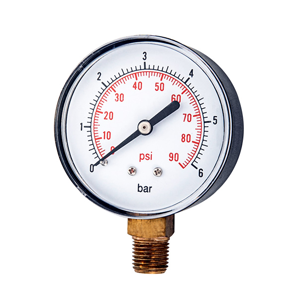 63mm bottom  pressure gauge with snap type pc window OKT-50